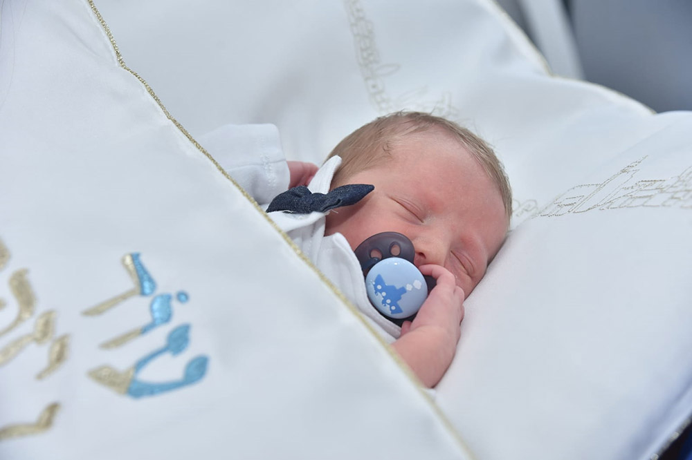 כרית ברית " אהבת איתן" – מהדורת ירושלים של זהב עם סרטי קשירה – תמונה 6